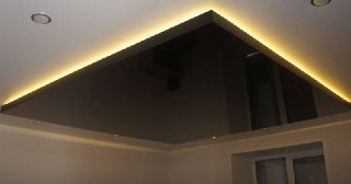 Натяжной потолок с подсветкой Ессентуки, цена от 2125 руб.
